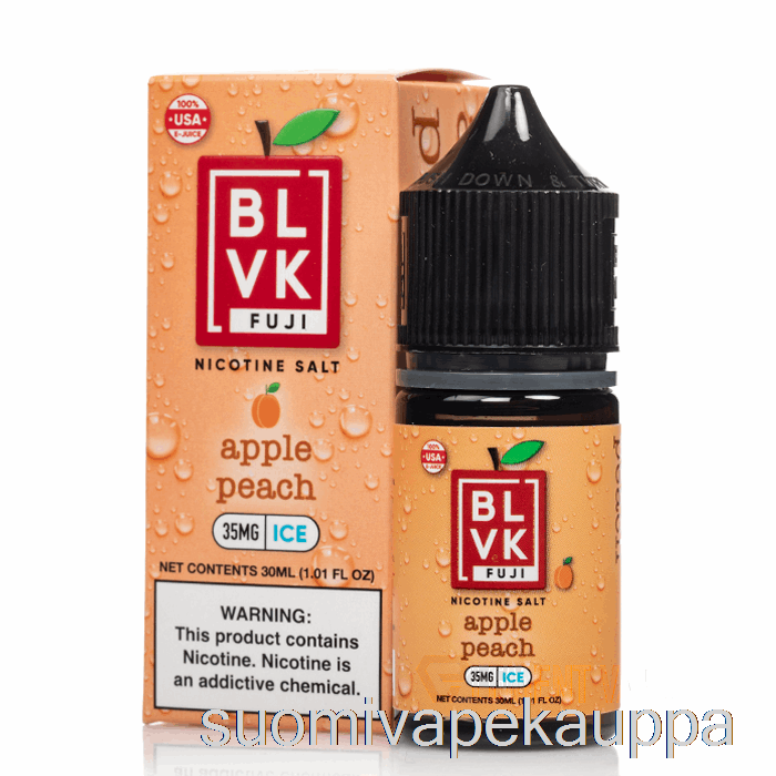 Vape Box Omena Persikkajää - Blvk Fuji Suolat - 30ml 50mg